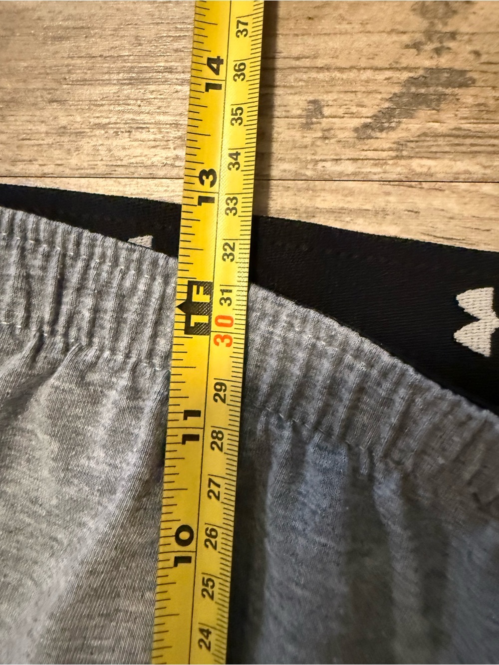 Under Armour Gray Athletic Shorts with Black Trim - Picture 5 of 8